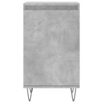 vidaXL Buffets 2 Pièces gris béton 40x35x70 cm bois d'ingénierie