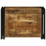 vidaXL Boîte de Rangement 60 x 40 x 41 cm bois de manguier massif