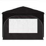 vidaXL Tente de fête pop-up 290 x 290 x 245 cm Noir
