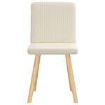 vidaXL Chaises à manger lot de 2 Lin