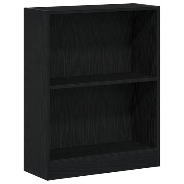 Bibliothèque vidaXL Noire 60x24x76 cm en bois d'ingénierie