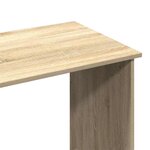 vidaXL Bureau Chêne Sonoma 80x40x75 cm Aggloméré
