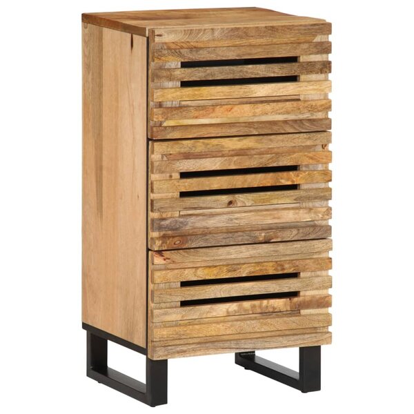vidaXL Buffet 40x34x75 cm bois de manguier massif brut