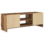 vidaXL Meuble TV vieux bois 102x30x36 cm bois d'ingénierie