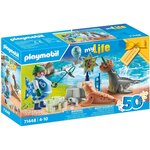 PLAYMOBIL 71448 - myLife - Animatrice avec otarie et phoques