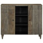 vidaXL Buffet 90x33x75 cm bois massif de manguier