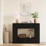 vidaXL Chêne Noir 101 x 30 x 74 cm