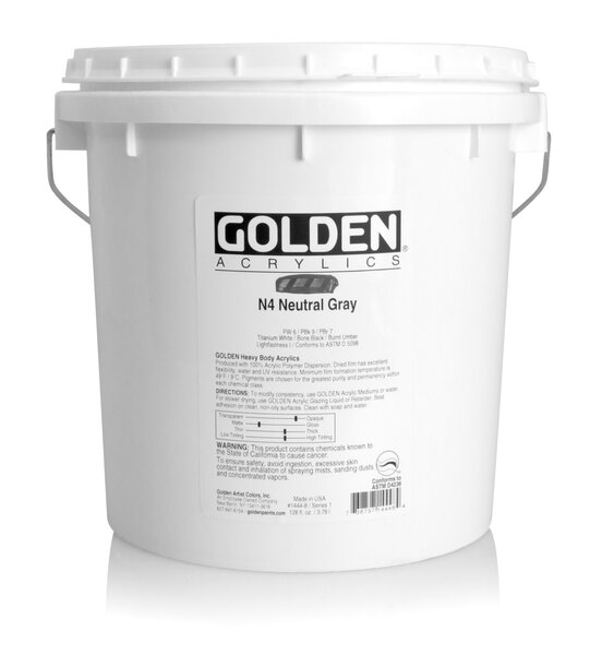 Peinture Acrylic HB Golden 3 78 L Gris Neutre n°4 S1
