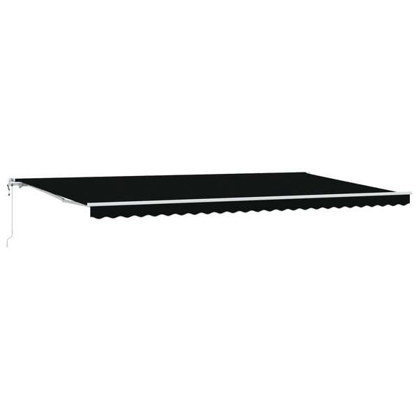 Auvent Rétractable Automatique vidaXL Noir 600x300 cm