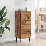 vidaXL Buffet Bois ancien 34 x 34 5 x 90 cm Bois d'ingénierie