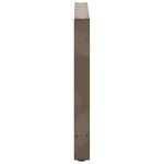 vidaXL Pieds de table à manger en acier naturel 2 pièces 70 x (72-73) cm Acier