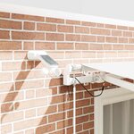 vidaXL Auvent Rétractable Blanc 300 x 250 cm Polyester et métal