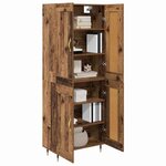 vidaXL Haut Armoire Bois Ancien 69 5 x 34 x 90 cm Bois d'ingénierie