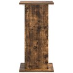 vidaXL Support de Plante 2 pc Chêne fumé 30 5 x 30 x 60 5 cm