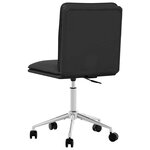 vidaXL Chaises à manger lot de 6 noir similicuir
