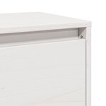 vidaXL Armoire murale Blanc 100x30x35 cm Bois de pin massif