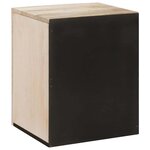 vidaXL Cabinet de salle de bain avec stockage Blanc 38 x 33 x 48 cm