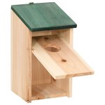 vidaXL Nichoirs 10 Pièces Bois de sapin massif 12x12x22 cm