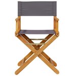 vidaXL Chaises pliables de jardin lot de 8 gris foncé tissu