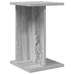 vidaXL Support de Plante Sonoma gris 25 x 25 5 x 40 5 cm