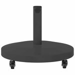 vidaXL Pied de parasol Gris foncé 48 x 48 x 32 cm