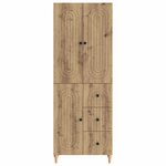 vidaXL Ensemble de Meubles 2 Pièces 66 x 34 5 x 90 cm Bois d'ingénierie