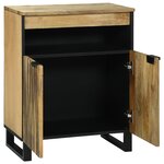 vidaXL Buffet 60x33 5x75 cm en Bois Massif de Manguier