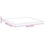 vidaXL Coussins de Matelas Blanc et Bleu 180 x 200 cm