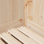 vidaXL Lit de jour avec gigogne et tiroirs sans matelas 90x200 cm