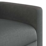 vidaXL Fauteuil de massage inclinable Gris foncé 69 x 86 x 100 cm