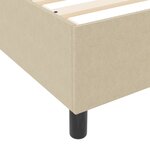 vidaXL Lit avec sommier et matelas Vert clair Gris 100x200 cm Tissu en velours côtelé