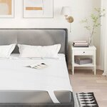 vidaXL Protège-matelas blanc 90x190 cm imperméable
