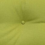 vidaXL Coussin de Dos Vert clair 120 x 24 x 50 cm tissu