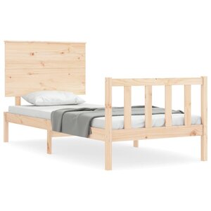 vidaXL Cadre de lit sans matelas 100x200 cm bois massif de pin