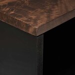 vidaXL Meuble TV Marron 80 x 33 x 46 cm bois de manguier massif