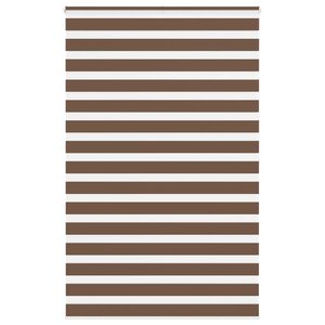 vidaXL Store zèbre marron 140x200cm largeur du tissu 135 9cm polyester