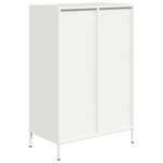 vidaXL Buffet haut blanc 68x39x101 5 cm acier
