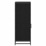 vidaXL Cabinet de salle de bain Chêne noir 35 x 37.5 x 100 cm