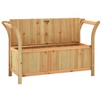 vidaXL Banc 107x45x75 5 cm Bois de sapin solide