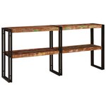 vidaXL Table console 160x33x75 cm en bois massif récupéré