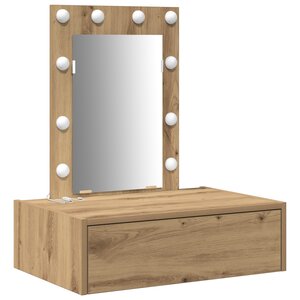 vidaXL Table de Toilette Marron 60 x 40 x 70 cm Bois d'ingénierie