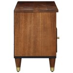vidaXL Meuble TV 100x33x46 cm en bois massif de manguier