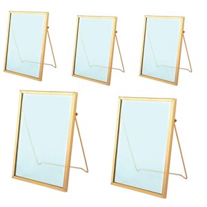 5 cadres en verre rectangulaires vintage 13 x 18 5 cm