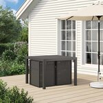 vidaXL Chaises de jardin salle à manger 2 Pièces Gris clair et Taupe PP