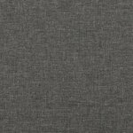 vidaXL Cadre de lit sans matelas gris foncé 120x190 cm tissu