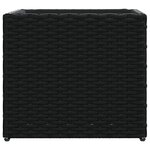 vidaXL Jardinière noir 36x30x32 cm résine tressée