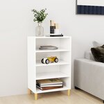 vidaXL Buffet Blanc 57x35x90 cm Bois d’ingénierie