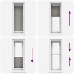 vidaXL Store plissé anthracite 50x100 cm largeur du tissu 49 4 cm