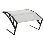 vidaXL Garage pour robot tondeuse noir 80x101x46 cm