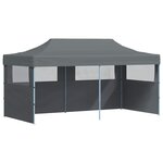vidaXL Tente de fête 291 x 580 x 315 cm Anthracite Tissu Oxford
